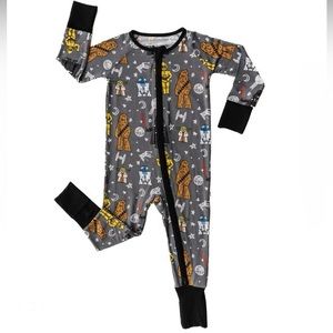 Little Sleepies Disney Star Wars May The Force Be With You Zippy 18-24 Mo